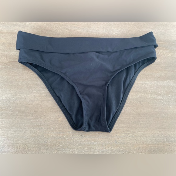 Next Fold over Bikini Bottom in Black Sz M - Picture 4 of 4